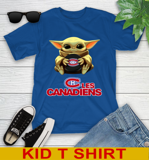 NHL Hockey Montreal Canadiens Star Wars Baby Yoda Shirt 109