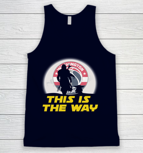 Washington Wizards NBA Basketball Star Wars Yoda And Mandalorian This Is The Way Tank Top 2