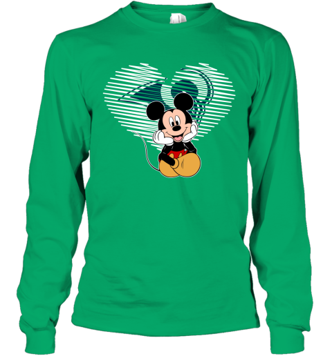 NFL Los Angeles Rams The Heart Mickey Mouse Disney Football T Shirt xWn7twoz3NZ long sleeve tee 14 95 151514 front irish green