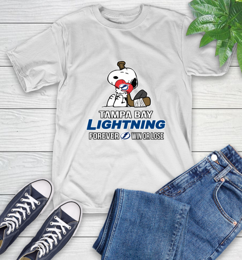 NHL The Peanuts Movie Snoopy Forever Win Or Lose Hockey Tampa Bay Lightning