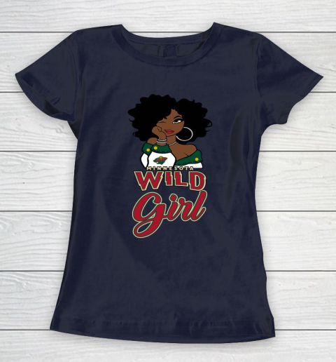 Minnesota Wild Girl NHL Women's T-Shirt 4