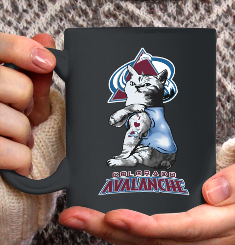 NHL My Cat Loves Colorado Avalanche Hockey Ceramic Mug 11oz