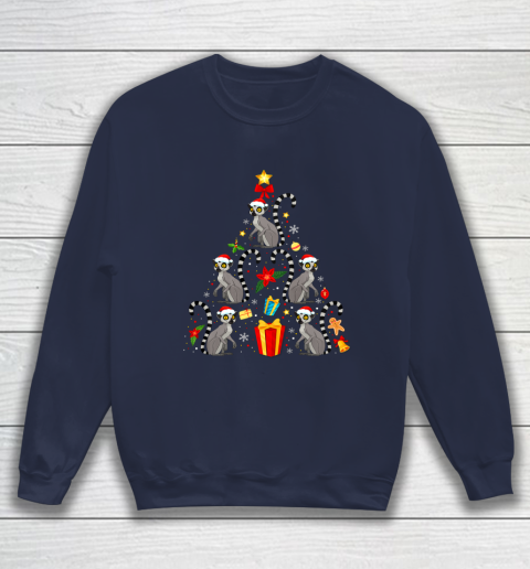 Lemur Christmas Ornament Tree Funny Gift Sweatshirt 2