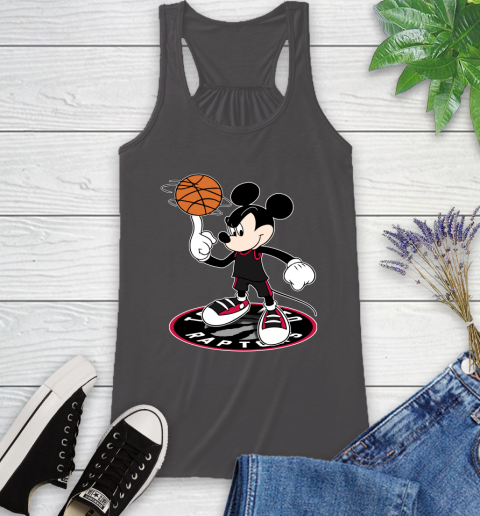 NBA Basketball Toronto Raptors Cheerful Mickey Disney Shirt not broken the mould Racerback Tank 12