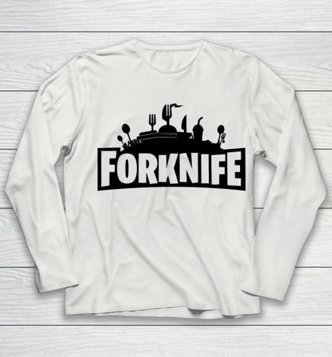 Fortnite Tshirt Forknife Youth Long Sleeve 8