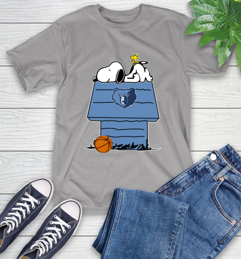 Memphis Grizzlies NBA Basketball Snoopy Woodstock The Peanuts Movie T-Shirt 6