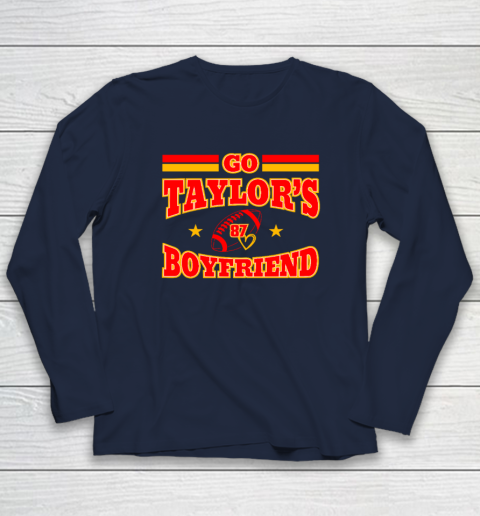 Go Boyfriend Football gift Fans Long Sleeve T-Shirt 2