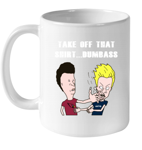 Arizona Cardinals Take Off Shirt Dumbass Face Slap b6nq arizona cardinals take off shirt dumbass face slap ceramic mug 110 56 front white