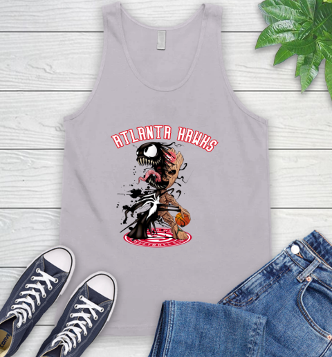 NBA Atlanta Hawks Basketball Venom Groot Guardians Of The Galaxy Tank Top 4
