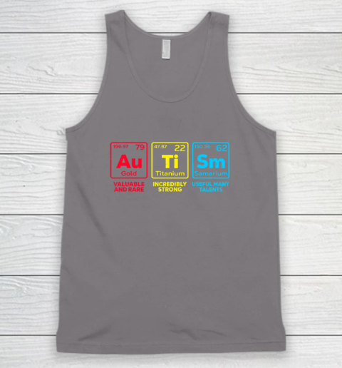 Autism Awareness Elements Periodic Table Tank Top 5