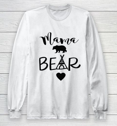 Mama Bear Mothers Day Mom Long Sleeve T-Shirt