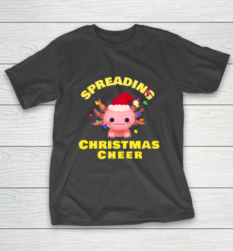 Funny Christmas 2020 Shirt Axolotl Christmas lights Gift T-Shirt