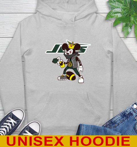 New York Jets NFL Football Mickey Peace Sign Sports Hoodie 6