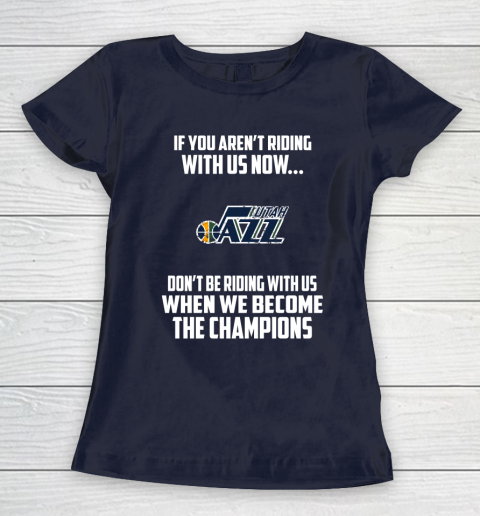 NBA Utah Jazz Basketball We Become The Champions Women's T-Shirt 3 NBA Utah Jazz Basketball We Become The Champions Women's T-Shirt - Image 3