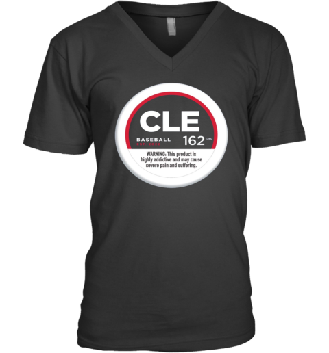 Severe Pain and Suffering Cleveland Baseball Fans Premium V-Neck T-Shirt
