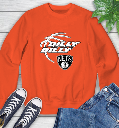 NBA Brooklyn Nets Dilly Dilly Basketball Sports Sweatshirt 4