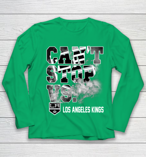 NHL Los Angeles Kings Hockey Can't Stop Vs Youth Long Sleeve 4