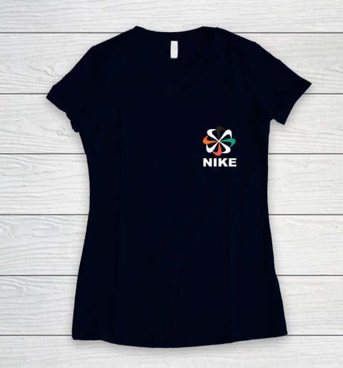 Jordan 12 University Gold Women's V-Neck T-Shirt 2