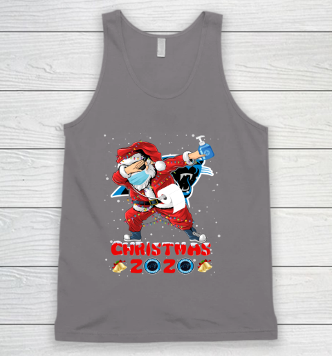 Carolina Panthers Funny Santa Claus Dabbing Christmas 2020 NFL Tank Top 6