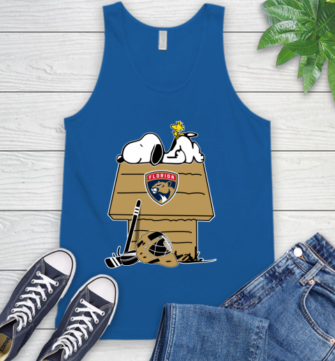 Florida Panthers NHL Hockey Snoopy Woodstock The Peanuts Movie Tank Top 5