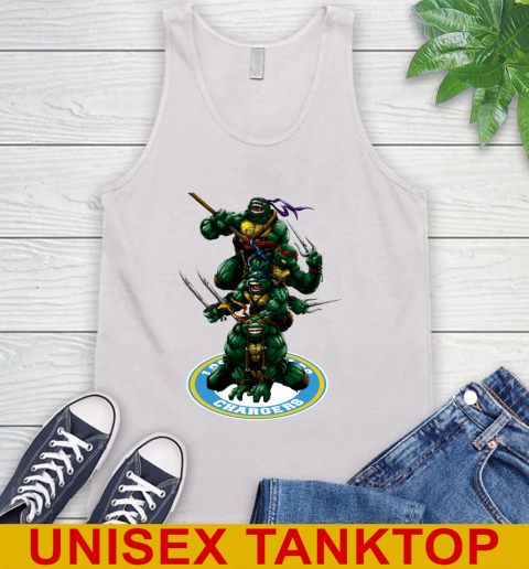NFL Football Los Angeles Chargers Teenage Mutant Ninja Turtles Shirt Tank Top