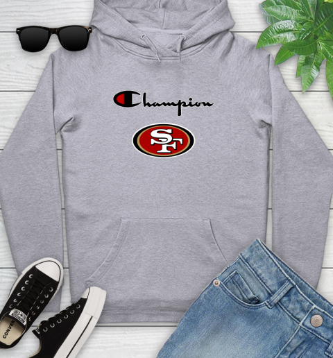NFL Football San Francisco 49ers Champion Shirt Youth Hoodie 4