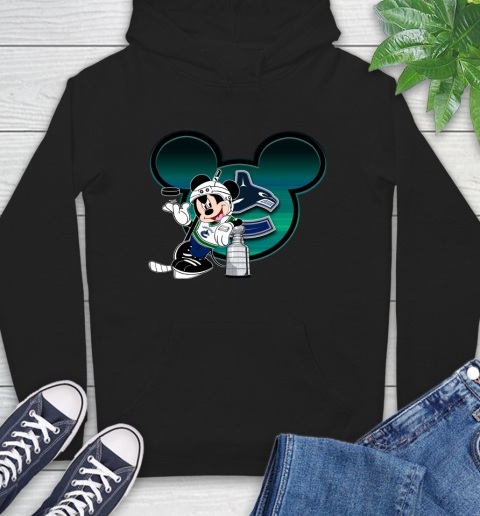NHL Vancouver Canucks Stanley Cup Mickey Mouse Disney Hockey T Shirt Hoodie 2