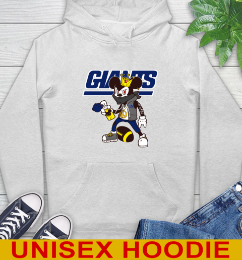 New York Giants NFL Football Mickey Peace Sign Sports Hoodie