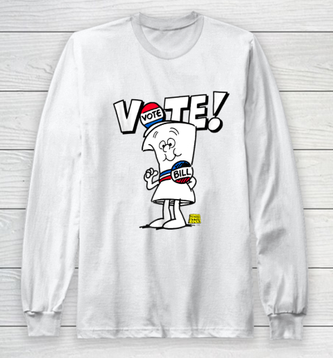 Schoolhouse Rock Vote with Bill Long Sleeve T-Shirt