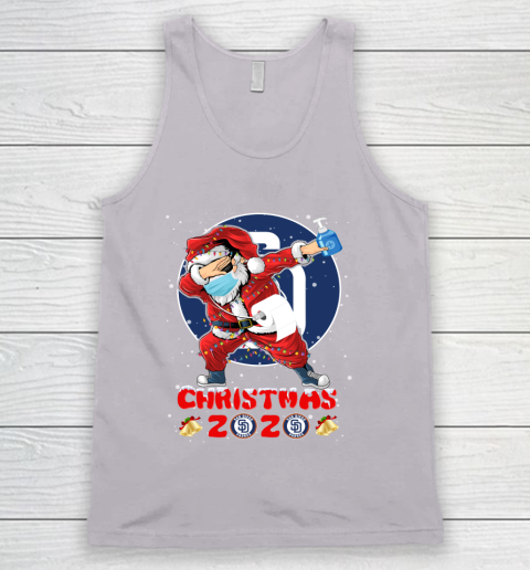 San Diego Padres Funny Santa Claus Dabbing Christmas 2020 MLB Tank Top 3
