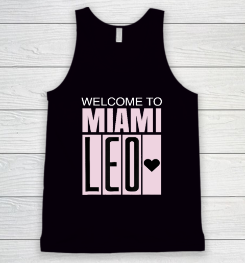 Welcome to Miami Leo 10  GOAT Tank Top