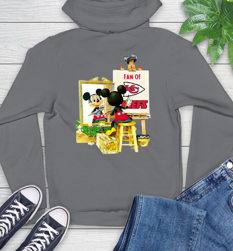 NFL Football Kansas City Chiefs Mickey Drawing Shirt 19