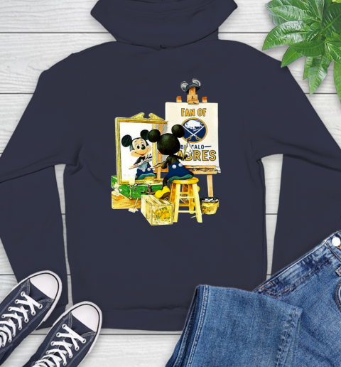 NHL Hockey Buffalo Sabres Mickey Drawing Shirt 15