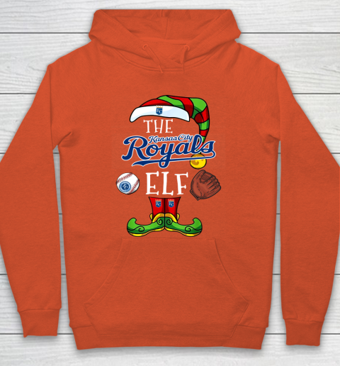 Kansas City Royals Christmas ELF Funny MLB Hoodie 3
