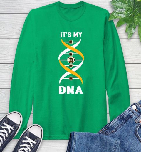 Boston Bruins NHL Hockey It's My DNA Sports Long Sleeve T-Shirt 8