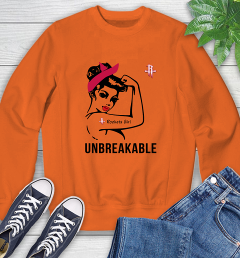 NBA Houston Rockets Girl Unbreakable Basketball Sports Sweatshirt 2