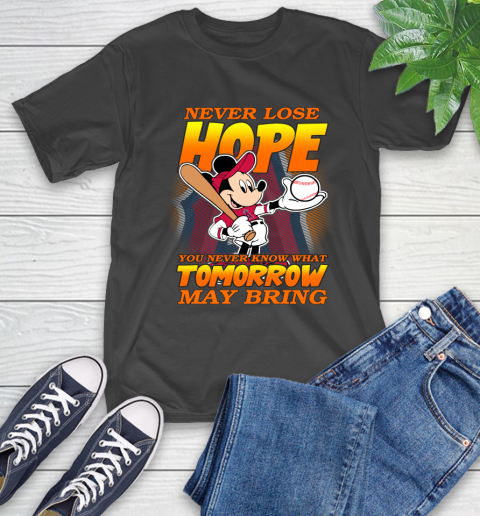 Los Angeles Angels MLB Baseball Mickey Disney Never Lose Hope T-Shirt