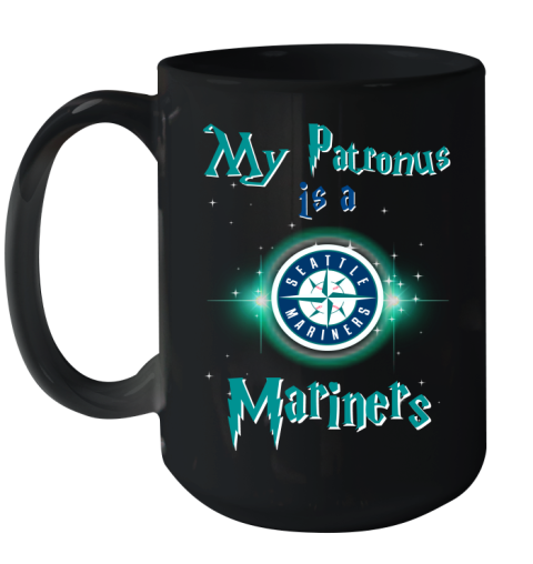 MLB Baseball Harry Potter My Patronus Is A Seattle Mariners Ceramic Mug 15oz