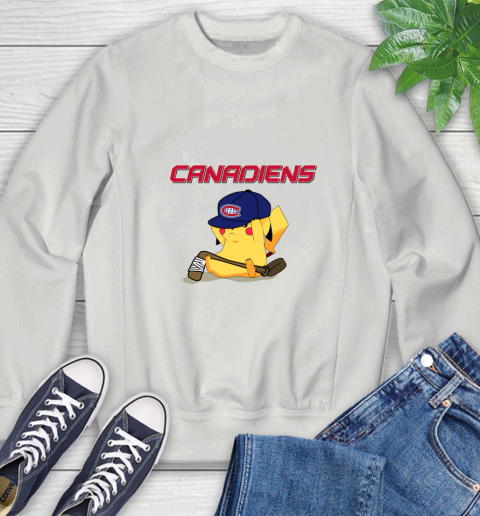 NHL Pikachu Hockey Sports Montreal Canadiens Sweatshirt 5