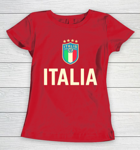 Italy Soccer Jersey 2020 2021 Euros Italia Football Team Women's T-Shirt 9