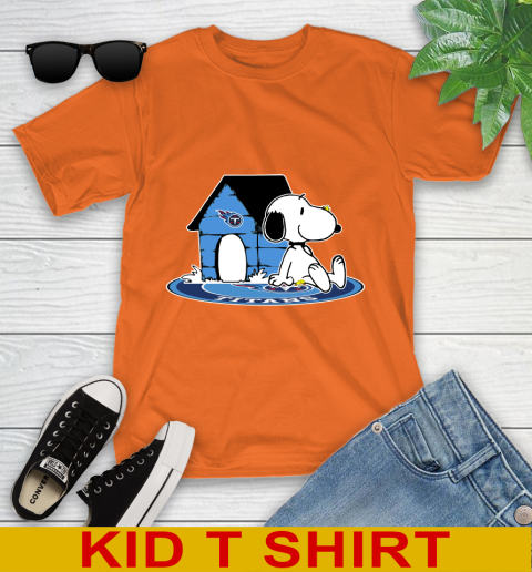 NFL Football Tennessee Titans Snoopy The Peanuts Movie Shirt Youth T-Shirt 7