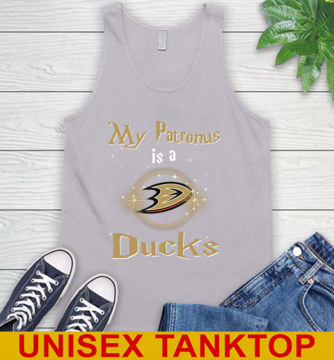 NHL Hockey Harry Potter My Patronus Is A Anaheim Ducks Tank Top 3