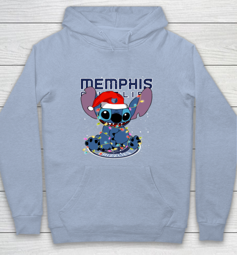Memphis Grizzlies NBA noel stitch Basketball Christmas Youth Hoodie 5