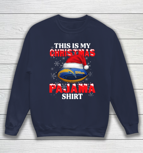 Los Angeles Chargers This Is My Christmas Pajama Shirt NFL Sweatshirt 2