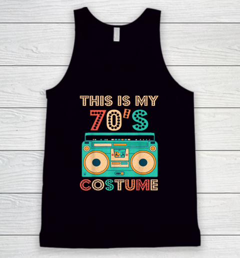 This Is My 70s Costume Shirt 1970s Retro Vintage 70s Party Tank Top