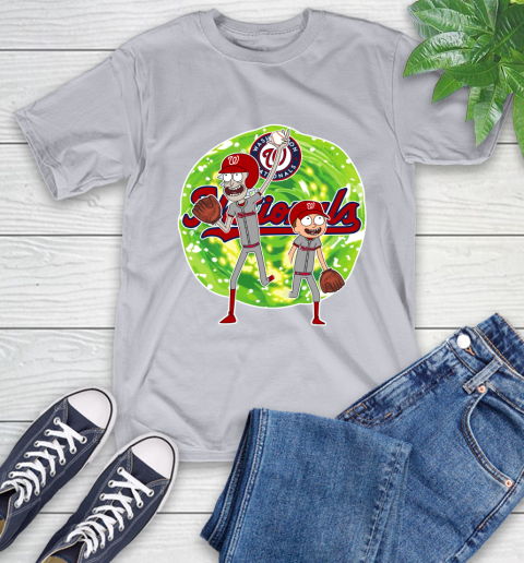 MLB Washington Nationals Rick And Morty Baseball Sports T-Shirt 6