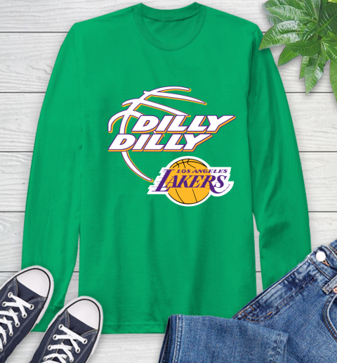 NBA Los Angeles Lakers Dilly Dilly Basketball Sports Long Sleeve T-Shirt 7
