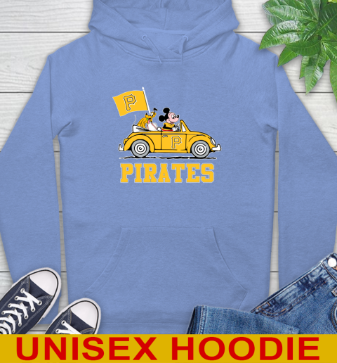 MLB Baseball Pittsburgh Pirates Pluto Mickey Driving Disney Shirt Hoodie 11