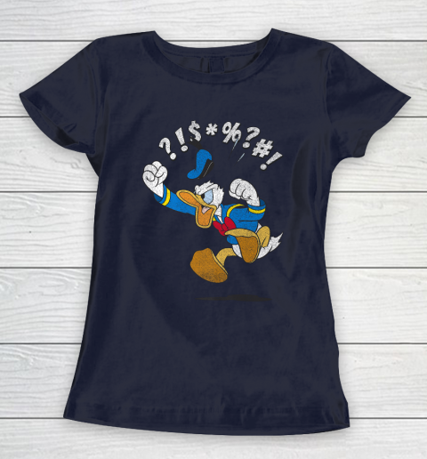 Disney Mickey And Friends Donald Angry Jump Women's T-Shirt 2