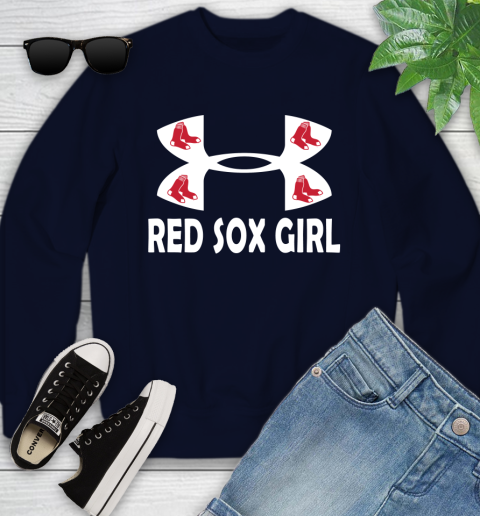 MLB Boston Red Sox Under Armour Baseball Sports Youth Sweatshirt 2